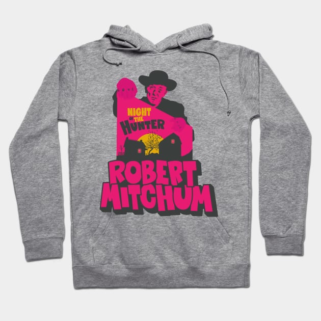 The Night of the Hunter: Captivating Robert Mitchum's Iconic Performance Hoodie by Boogosh